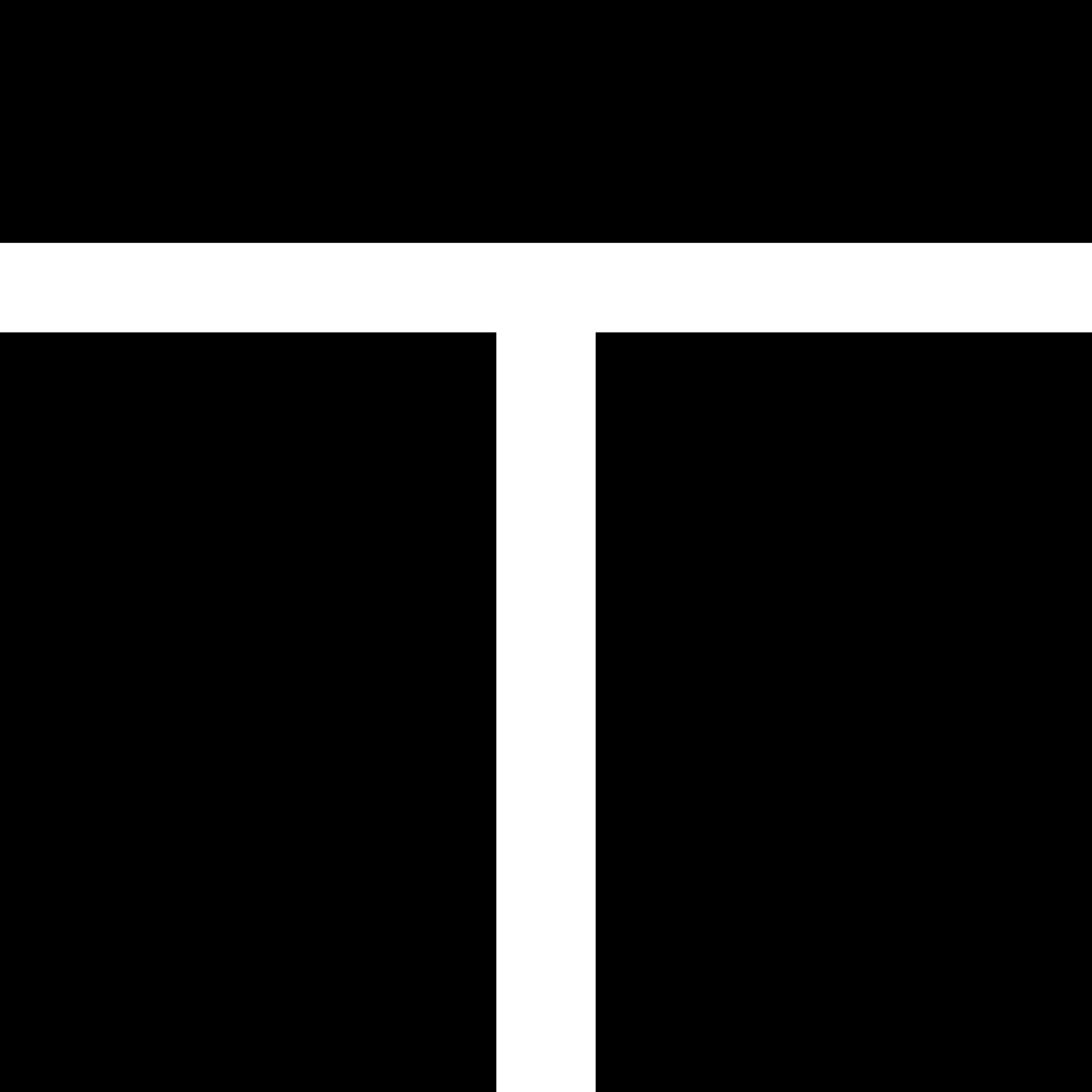 Layout Interface Symbol Of Header With Two Columns Stencil Svg Design File Free Vectors